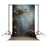 DBackdrop Nostalgic Style Rose Blue Tone Abstract Backdrop RR4-35