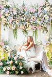 DBackdrop Colorful Flowers Wedding Theme Sacred Backdrop RR4-38