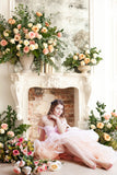 DBackdrop Rose Fireplace Holy Wedding Theme Backdrop RR4-39