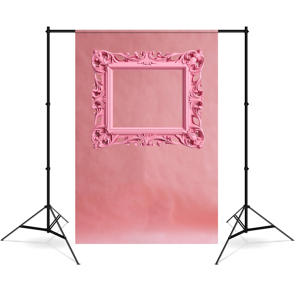 DBackdrop Art Fantasy Pink Rectangle Photo Frame Abstract Backdrop RR4-49