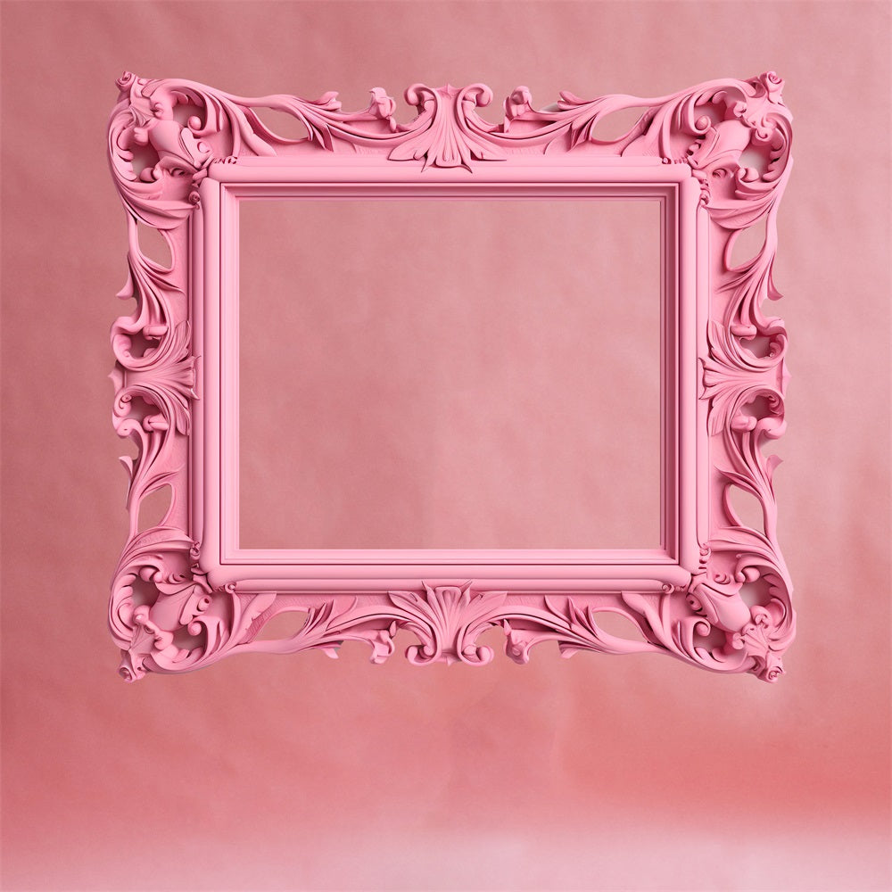 DBackdrop Art Fantasy Pink Rectangle Photo Frame Abstract Backdrop RR4-49