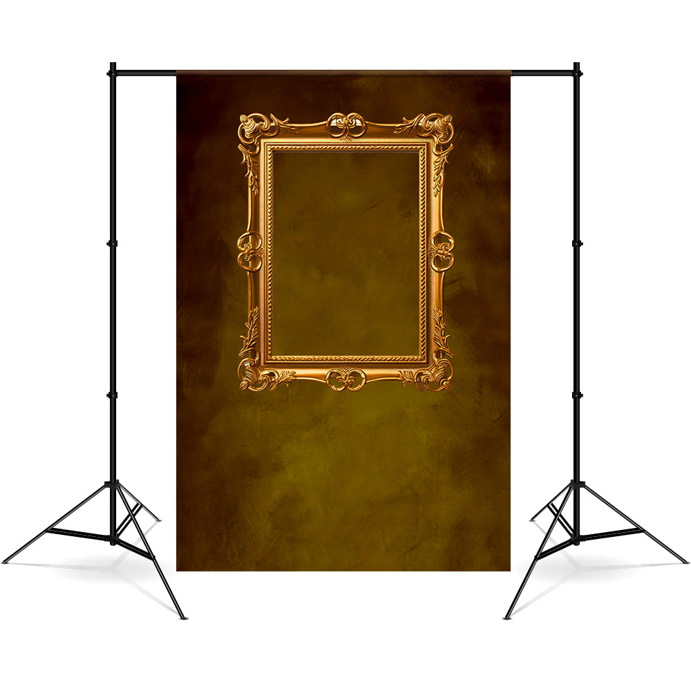 DBackdrop Art Vintage Metal Rectangular Photo Frame Abstract Backdrop RR4-54