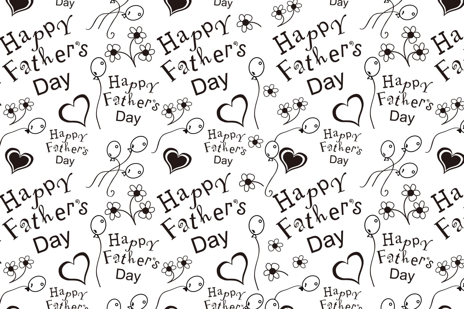 Father's Day Hand Draw Lettering Backdrop RR5-29