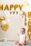 Golden Balloons Birthday Party Decor Backdrop RR5-32