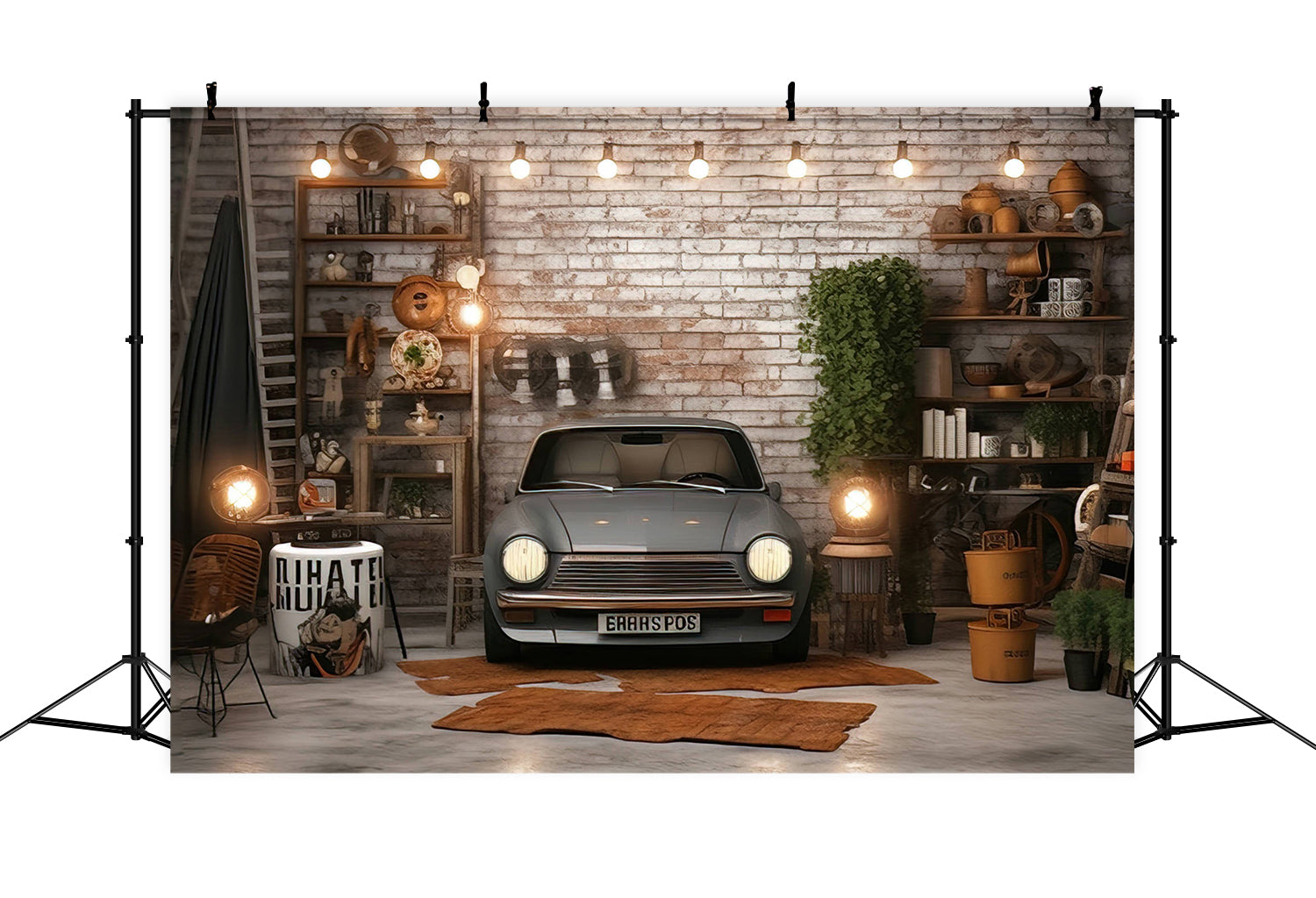 Father's Day Automotive Tool Room Backdrop RR5-4