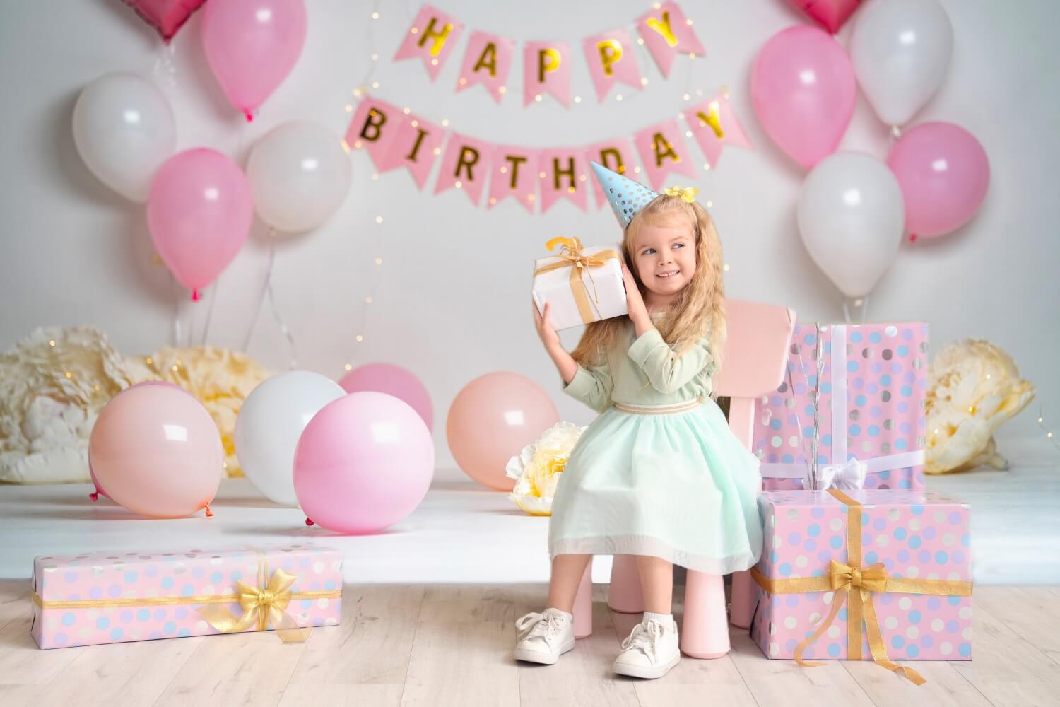 Baby Birthday Banner Decoration Backdrop RR5-40