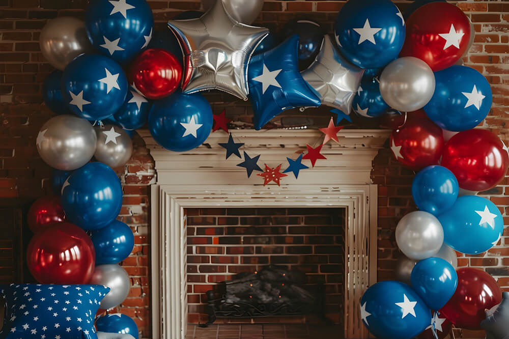 Independence Day Celebration Decoration Backdrop RR6-13