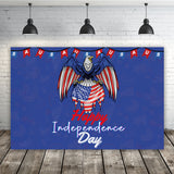 American Eagle Flag Independence Day Backdrop RR6-15