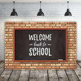 Welcome Back to School Chalkboard Backdrop RR6-28