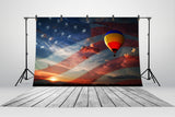 Independence Day American Flag Sky Backdrop RR6-3