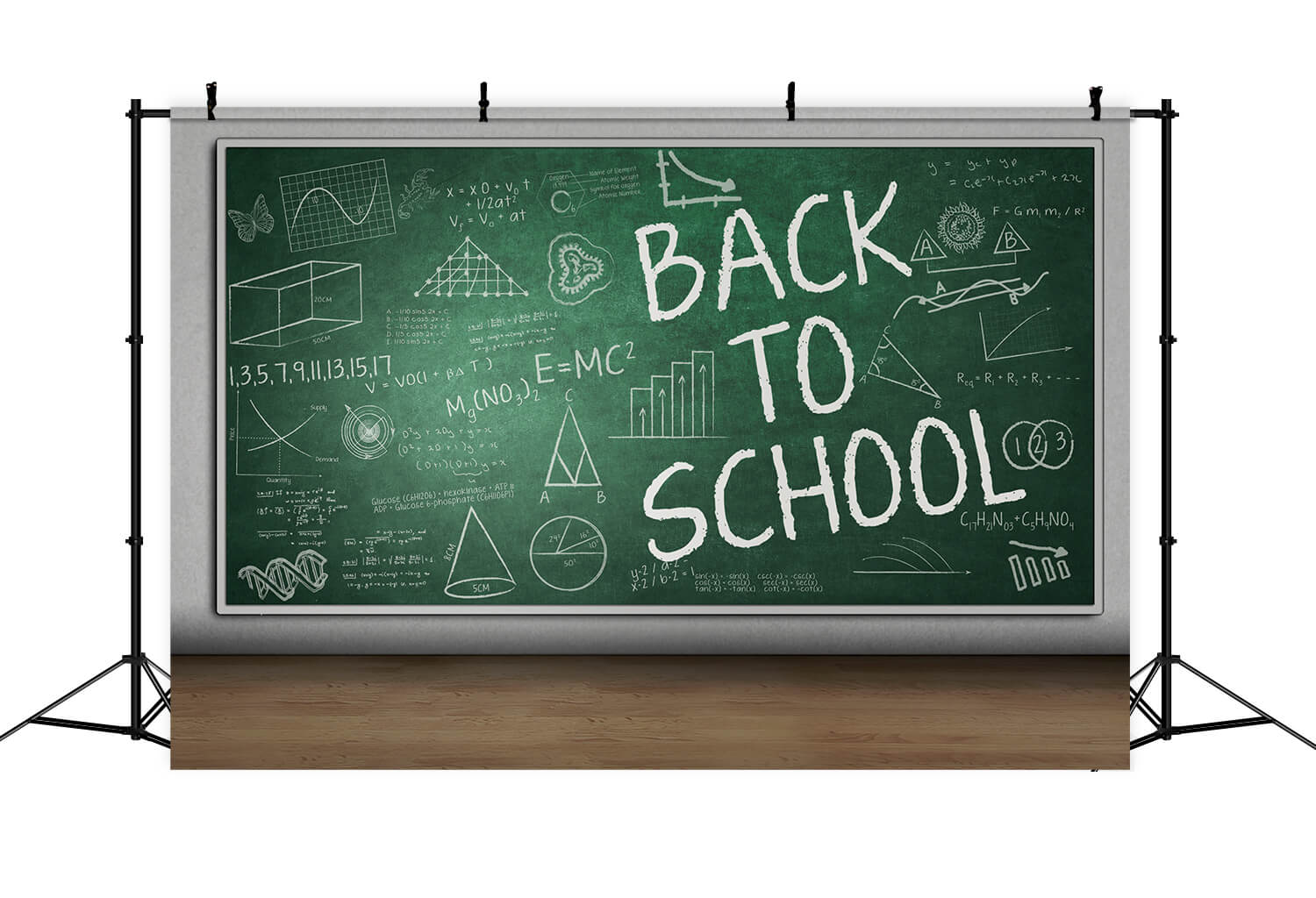 Back to School Chalkboard Photography Backdrop RR6-42