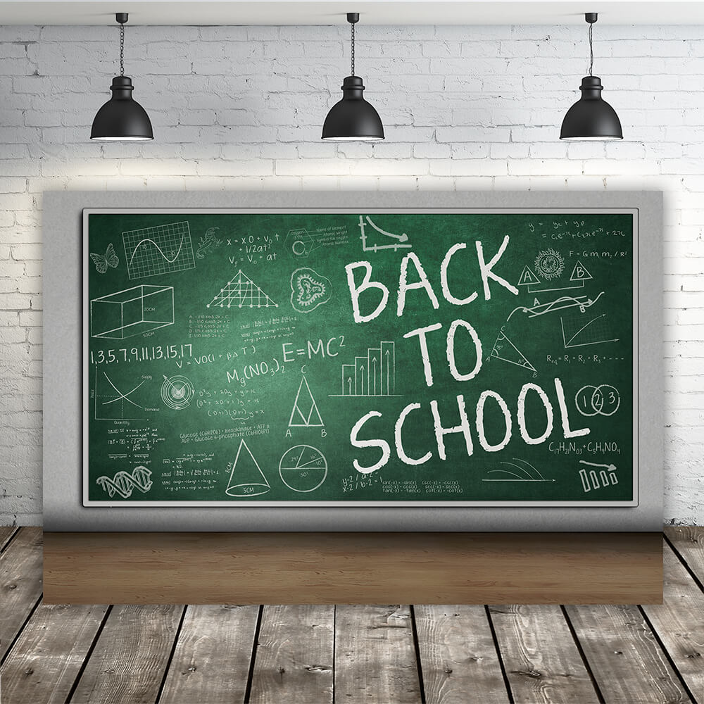 Back to School Chalkboard Photography Backdrop RR6-42