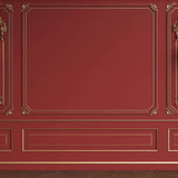 Vintage Interior Red Retro Wall Door Backdrop RR6-71