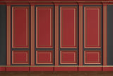 Ancient Red Golden Retro Wall Floor Backdrop RR6-72