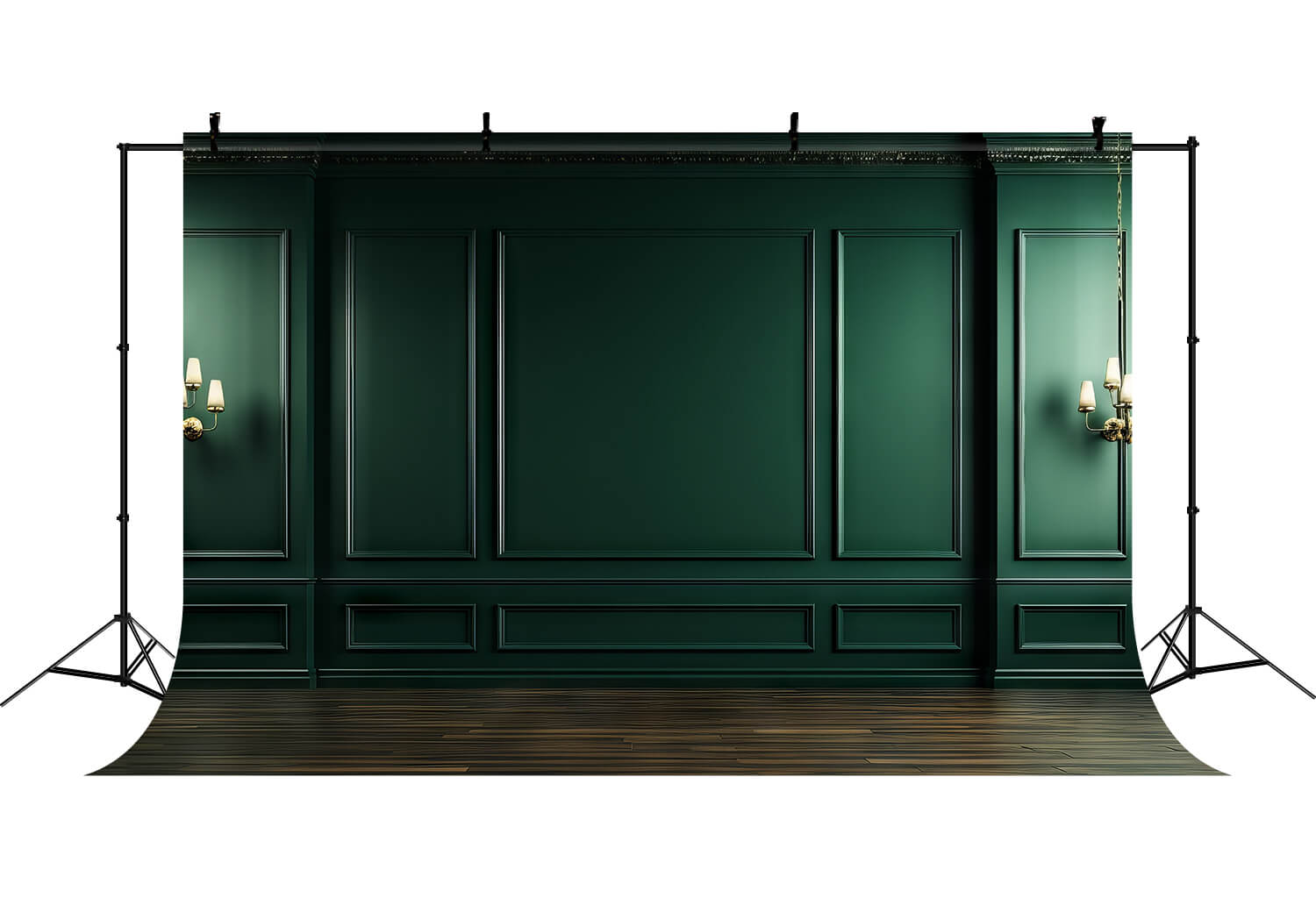 Modern Classic Green Interior Wall Backdrop RR6-75