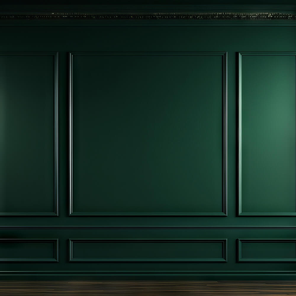 Modern Classic Green Interior Wall Backdrop RR6-75