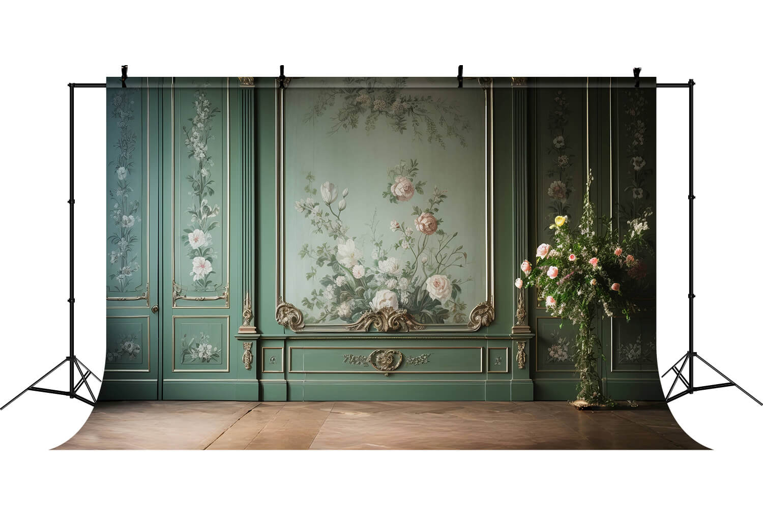 Classic Interior Retro Flower Wall Backdrop RR6-80