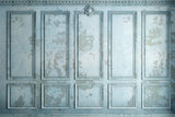 Blue Weathered Retro Wall Photography Backdrop RR6-83