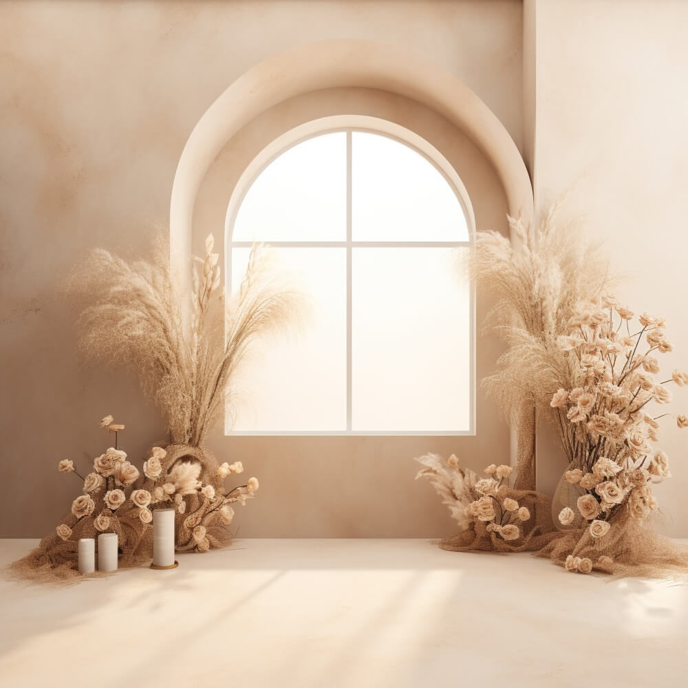 Ethereal Window Boho Photography Backdrop RR7-18