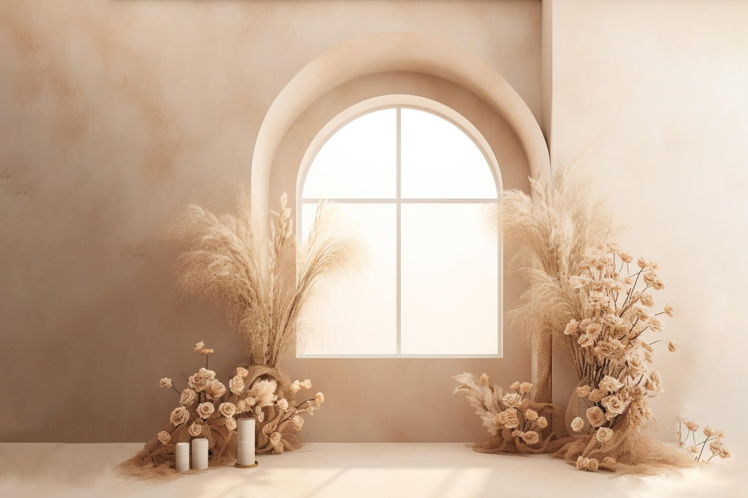 Ethereal Window Boho Photography Backdrop RR7-18