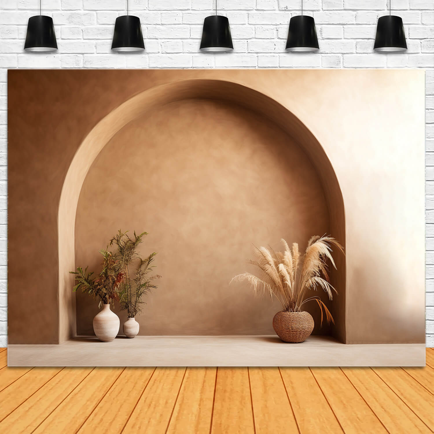 Earthy Arch Boho Photography Backdrop RR7-20