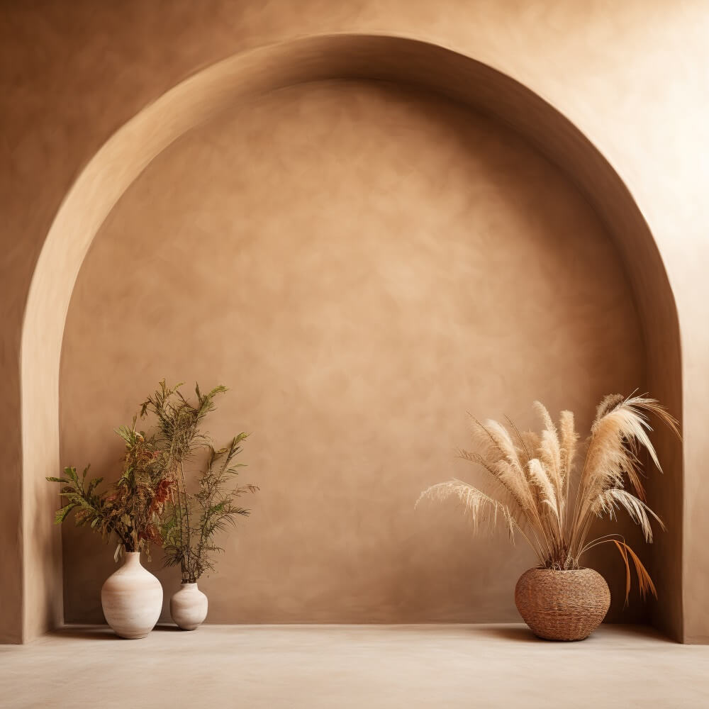 Earthy Arch Boho Photography Backdrop RR7-20