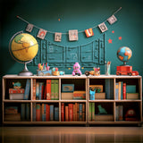 Books Globe Toys Back to School Backdrop RR7-216