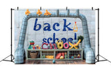 Back to School Toys Photography Backdrop RR7-229