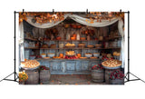 Autumn Harvest Feast Display Backdrop RR7-364