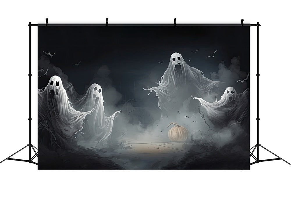 Halloween Floating Ghost Photography Backdrop RR7-413