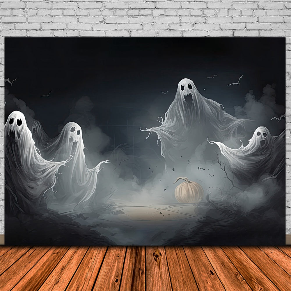 Halloween Floating Ghost Photography Backdrop RR7-413