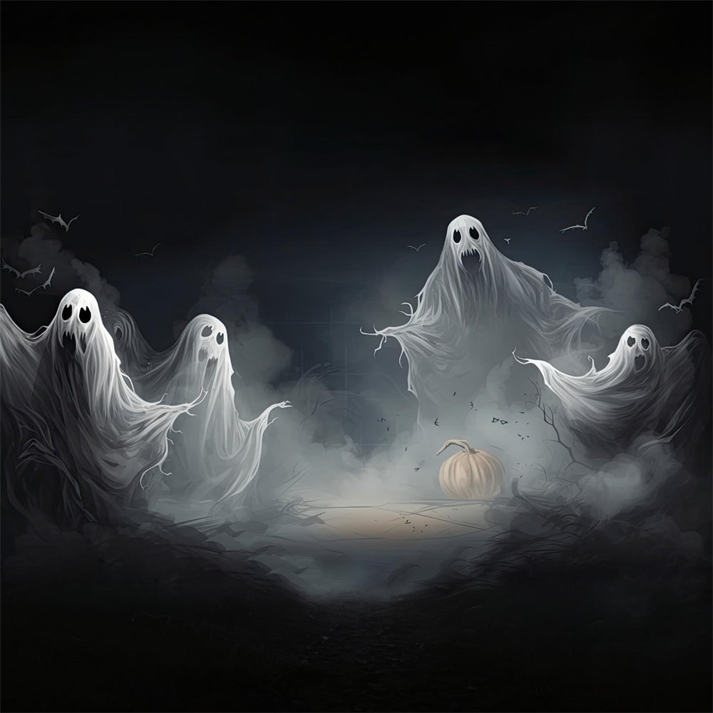 Halloween Floating Ghost Photography Backdrop RR7-413