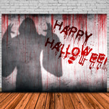 Happy Halloween Ghost Shadow Wall Backdrop RR7-464