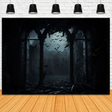 Halloween Gothic Cemetery Photography Backdrop RR7-47