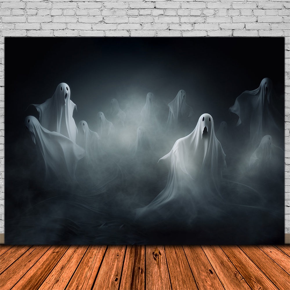 Halloween Horror Floating Ghost Photography Backdrop RR7-478