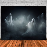 Halloween Horror Floating Ghost Photography Backdrop RR7-478