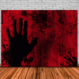 Halloween Blood Hand Shadow Wall Backdrop RR7-491