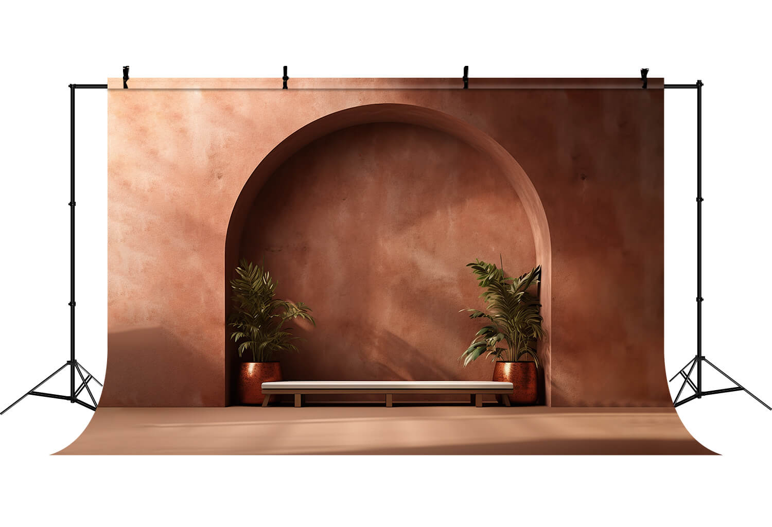 Terracotta Bliss Boho Photography Backdrop RR7-5