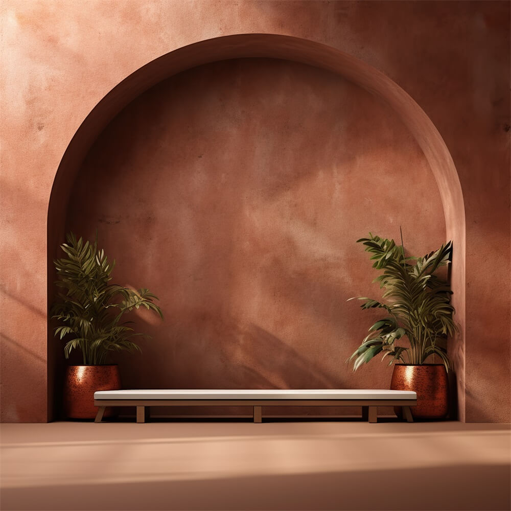 Terracotta Bliss Boho Photography Backdrop RR7-5