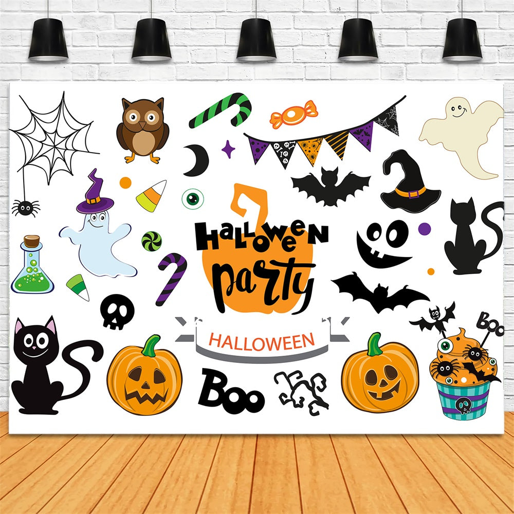 Halloween Party Decoration Photography Backdrop RR7-505