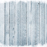 Snow Nostalgia Plank Fabric Floor Backdrop RR7-549