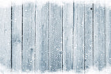 Snow Nostalgia Plank Fabric Floor Backdrop RR7-549