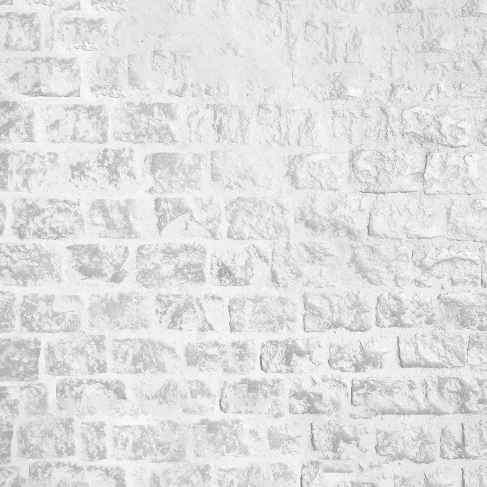 Whitewashed Rustic Brick Floor Backdrop RR7-553