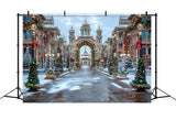 Christmas Grand Boulevard Wonderland Backdrop RR7-569