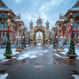 Christmas Grand Boulevard Wonderland Backdrop RR7-569