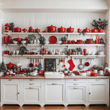 Christmas Festive Kitchen Wonderland Backdrop RR7-584