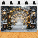 Christmas Magical Light Tunnel Backdrop RR7-588