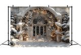 Christmas Grand Entrance Wonderland Backdrop RR7-590