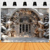 Christmas Grand Entrance Wonderland Backdrop RR7-590