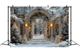 Christmas Winter Wonderland Archway Backdrop RR7-593